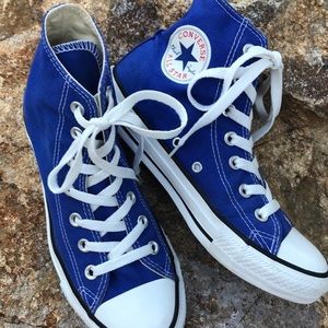 🌀Converse Blue High-Top Sneakers